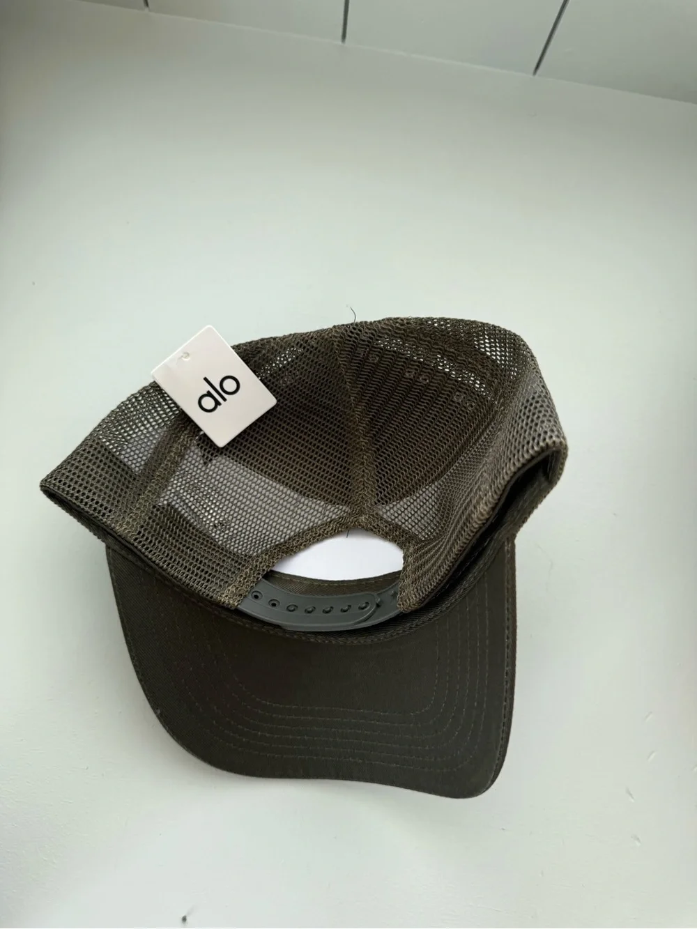 New Alo SnapBack Hat in Olive